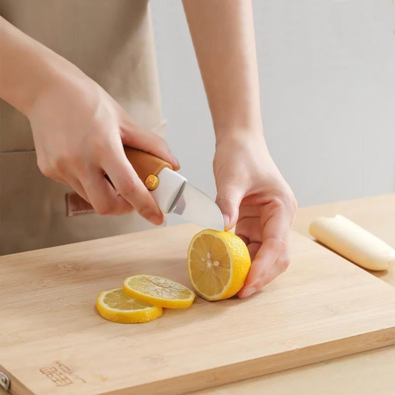 Portable Small 2-in-1 Fruit Knife & Peeler