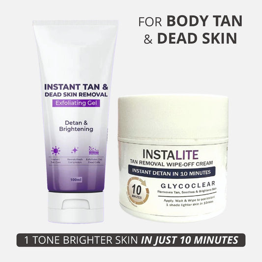 Dead Skin 100 ml and Tan Remover Cream 200 gm Combo