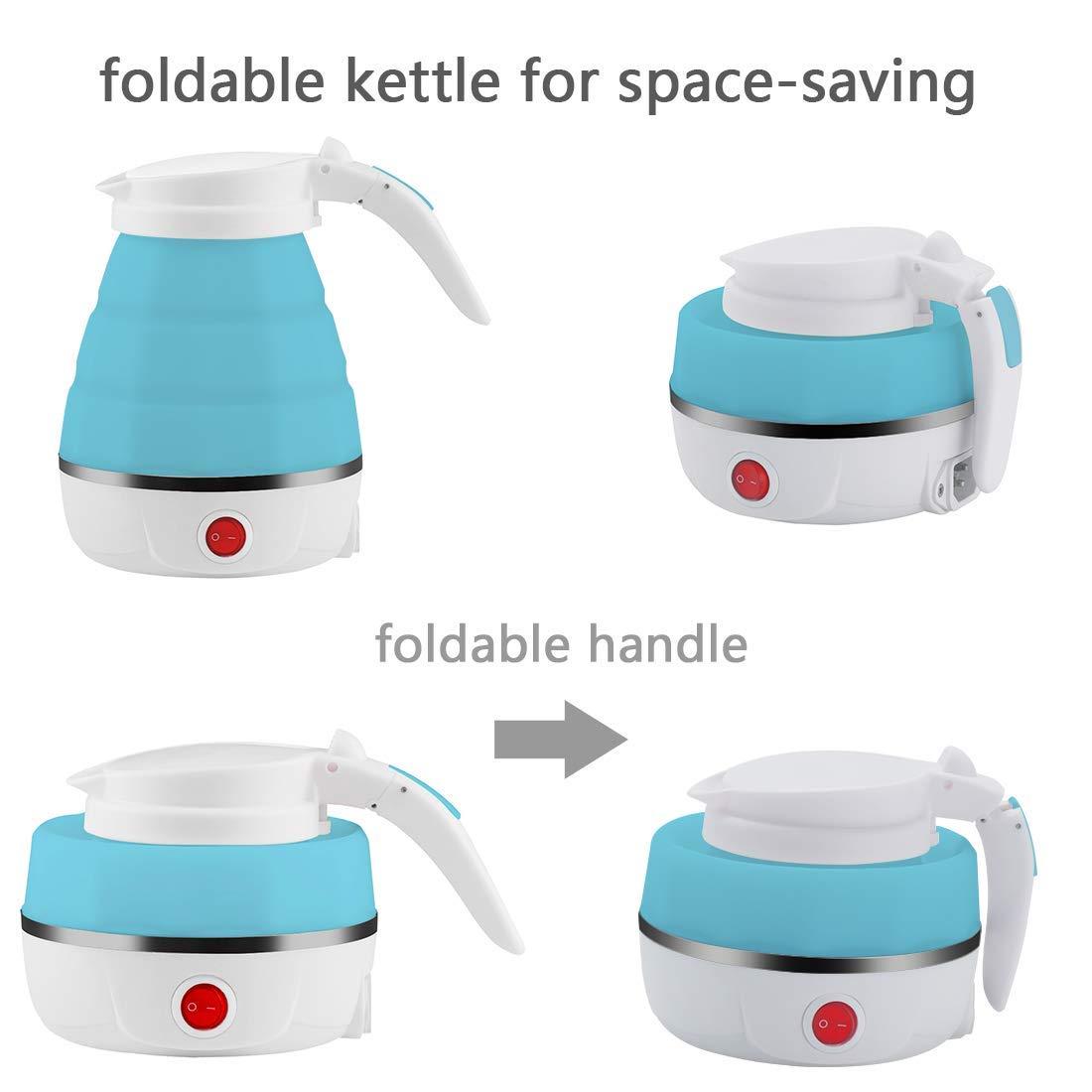 Electric Kettle - Silicone Foldable Electric Water Kettle (600 ml)