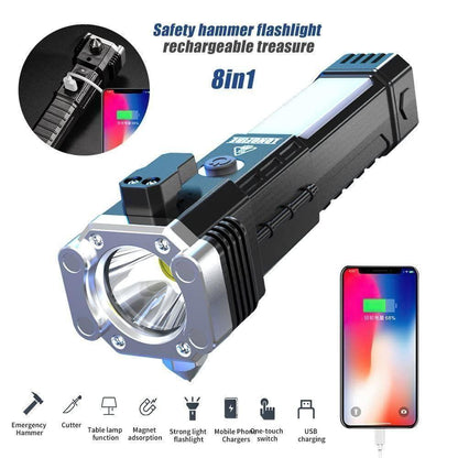 Portable Rechargeable Torch LED Flashlight