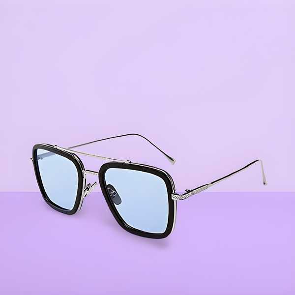 Unisex Free Size Retro Square Sunglasses