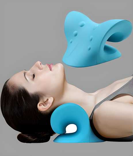 Expertomind Blue Neck Relaxer - Pain Relief & Support Pillow