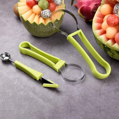 Professional 4-in-1 Stainless Steel Watermelon Cutter