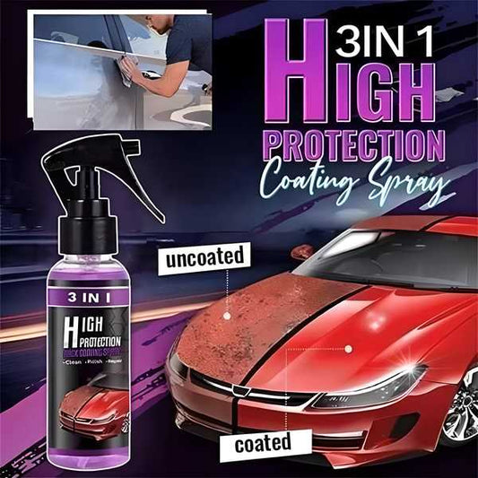 3 in 1 High Protection Coating Spray (Pack of 2)