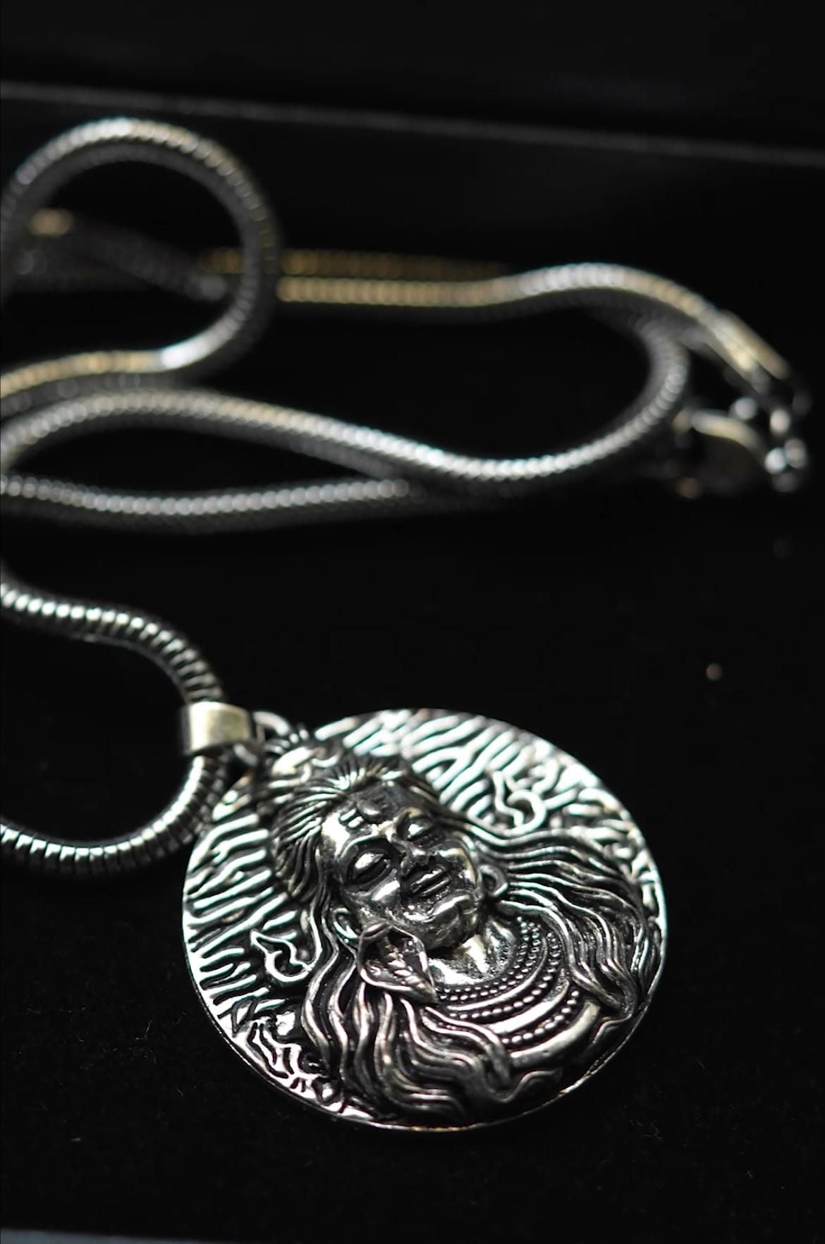 Lord Shiva Pendant with Snake