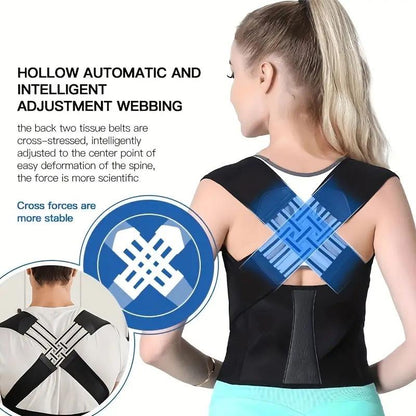 Adjustable Back Posture Corrector - Slouching Relieve Pain Belt Women & Men