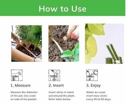 Plant Grow Fertilizer Sticks For Plants