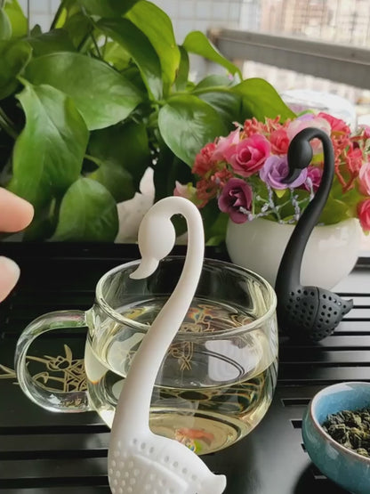 Tea Strainer Swan Diffuser