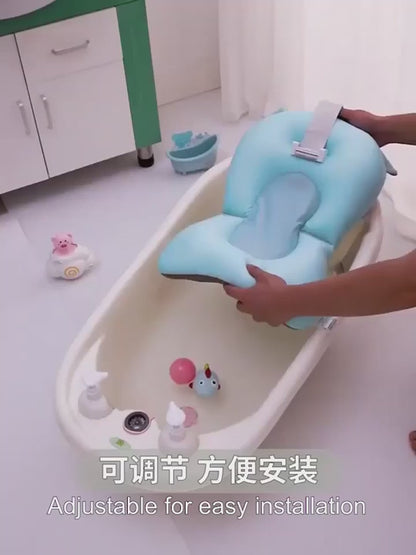 Newborn Anti-Slip Bathtub Pad for Baby Bath