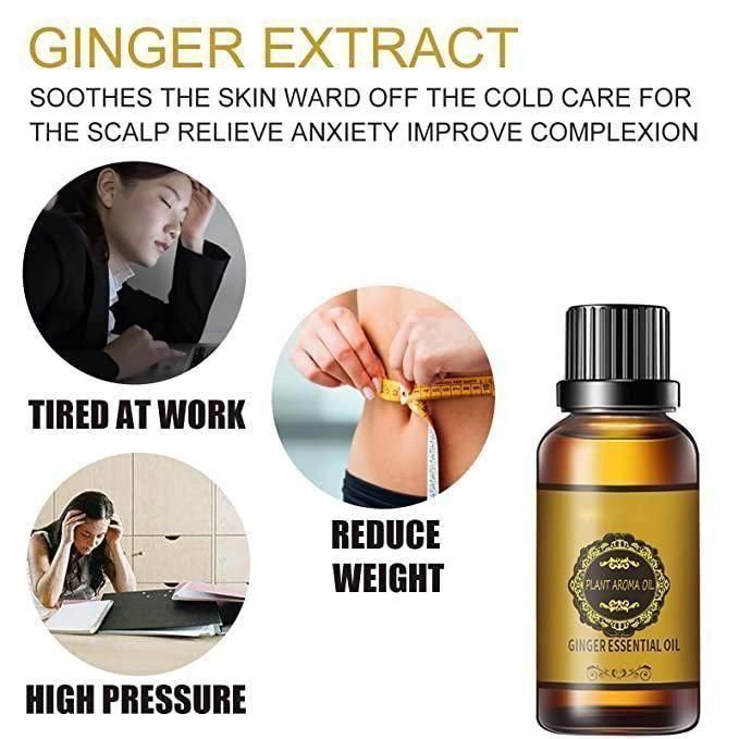 Belly Drainage Ginger Oil(Pack of 2)