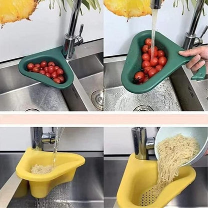 Plastic Kitchen Sink Organizer Corner Dish (Pack of 2)