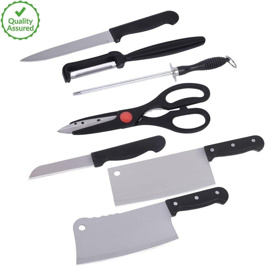 Knives Set-Stainless Steel 7 Pieces Kitchen Knives Set