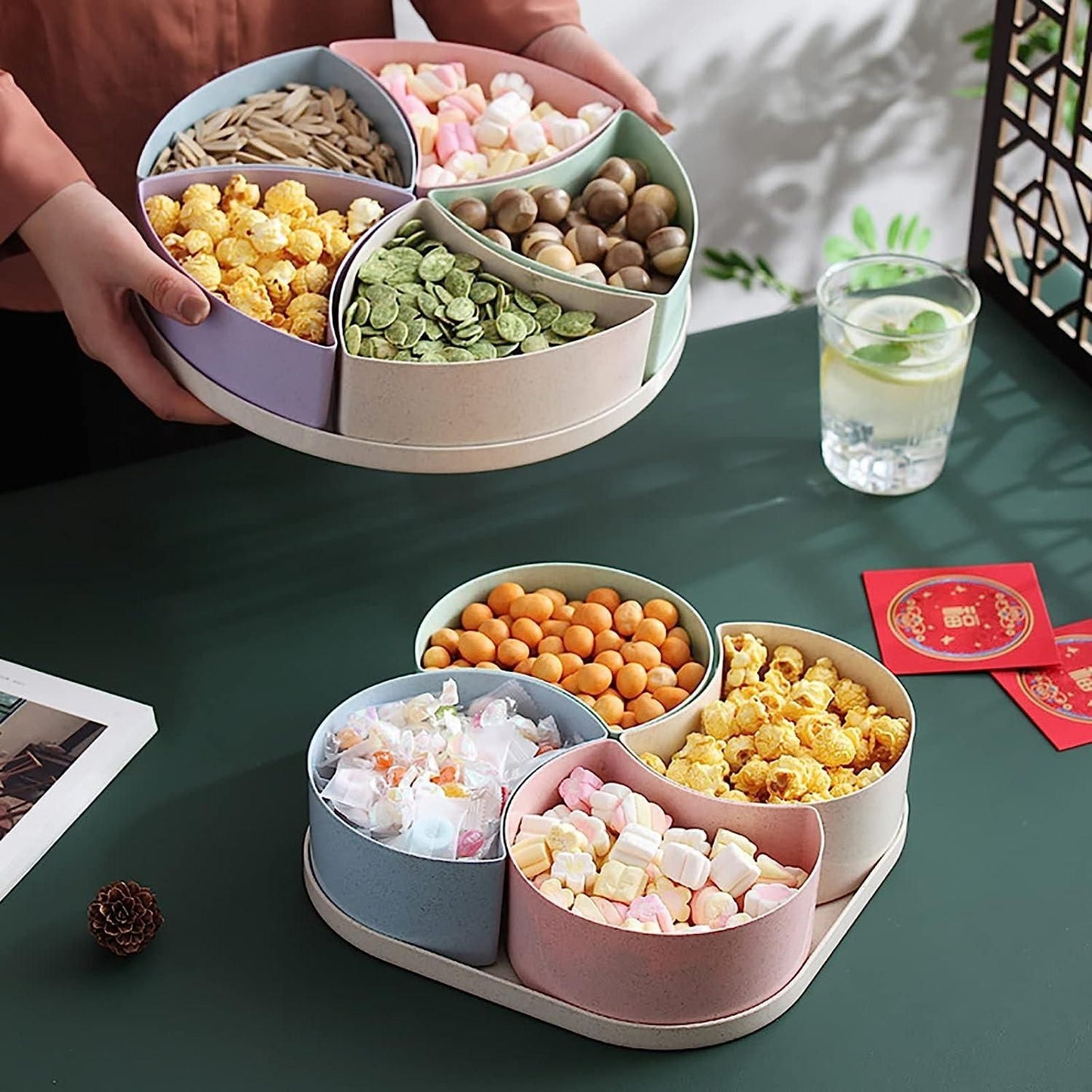 Multifunctional Serving Platters and Trays for Parties