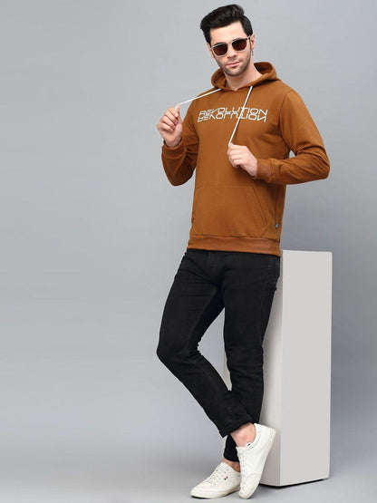 Fleece Printed Full Sleeves Regular Fit Sweatshirts