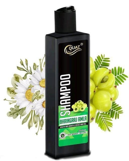 Quat Shampoo For Hair Growth & Hair Fall Control, 250ml (Bhirngraj Amla)