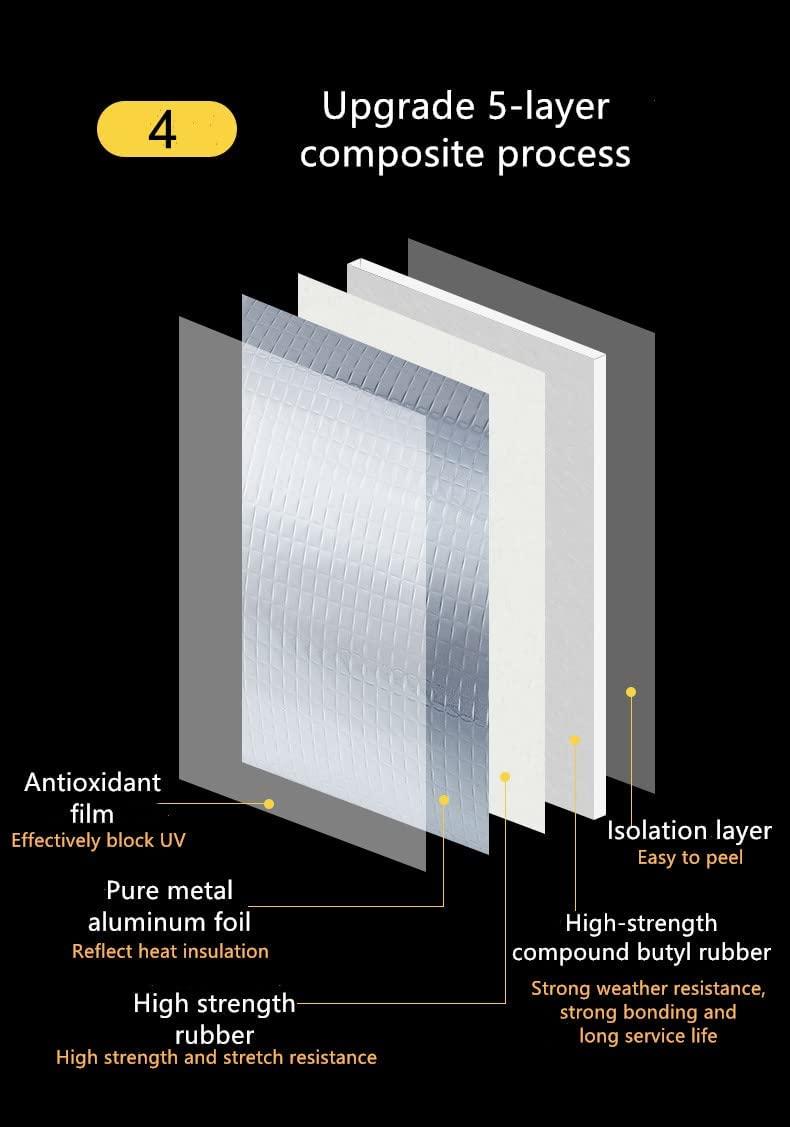 Aluminium Foil Waterproof Sealan Foil Tape