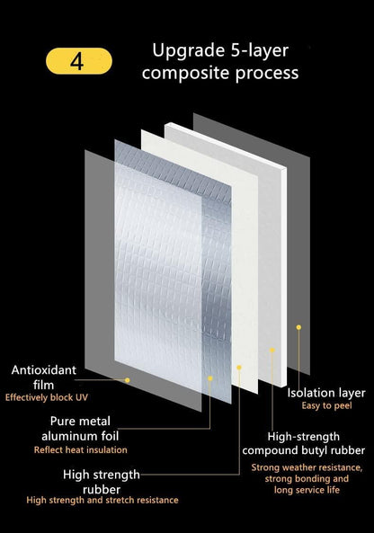 Aluminium Foil Waterproof Sealan Foil Tape