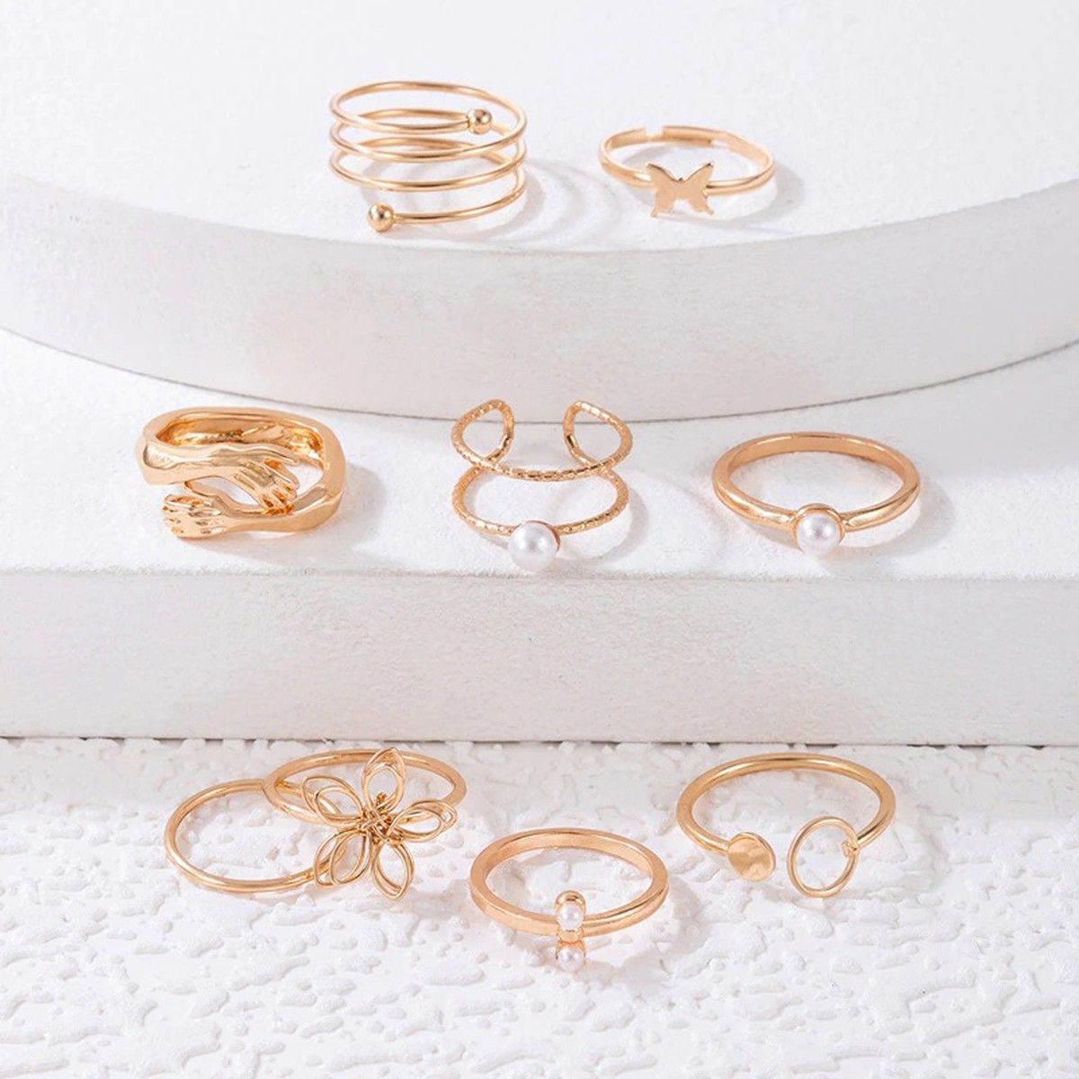 Combo Pack Of Rings (Pack Of 9)