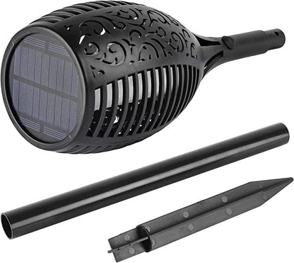 Solar Light Garden Torches - Lamp with IP65 Waterproof Solar Light Flame Warm Light 96 LED Light Sensor  Pack of 1
