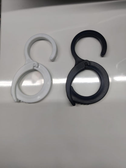 Plastic S Shaped Lock Hanger Hooks (Pack of 5)