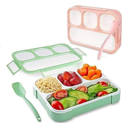 Leak Proof 4 Compartment Lunch Box