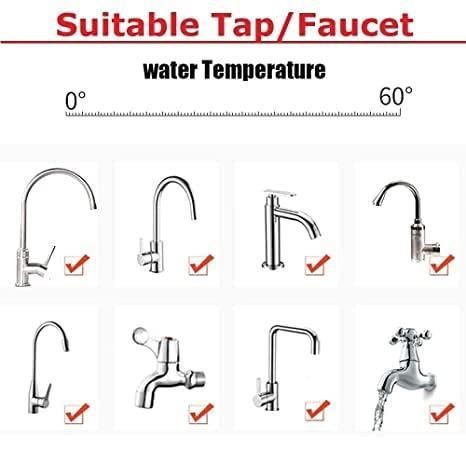 Home Kitchen Faucet Water Purifier Tap Filter (Pack of 2)