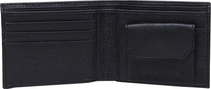 SAMTROH Trendy Black Artificial Leather Wallet