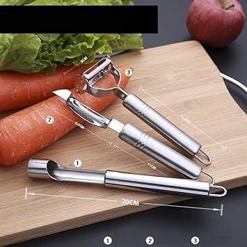 Peeler Veggie Cutter Slicer for Kitchen - 3pcs Set