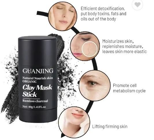 Organic Clay Mask Stick of Bamboo Charcoal