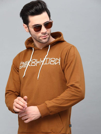 Fleece Printed Full Sleeves Regular Fit Sweatshirts