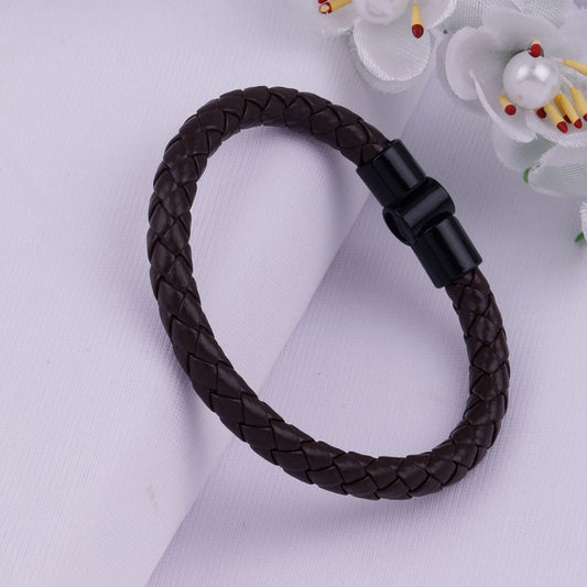 Brown Leather Bracelet for Men
