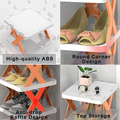 Smart Foldable Shoes Shelf 5 Tier Shoe Rack