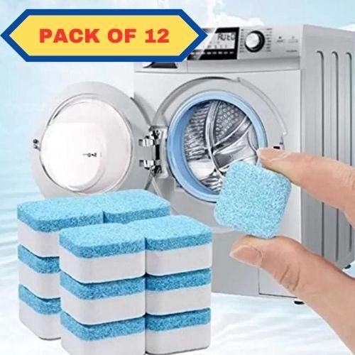 Washing Machine Deep Cleaner Tablet (Pack of 12)