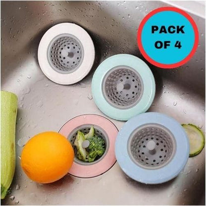 Silicone Sink Strainer (Pack of 4)