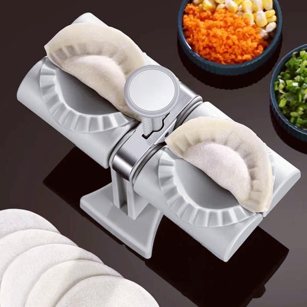 Double Head Automatic Dumpling Maker Mold Machine