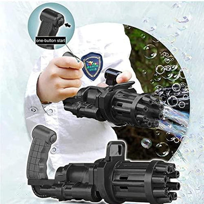 Rocket Launcher Electric Bubble Machine Gun for Toddlers