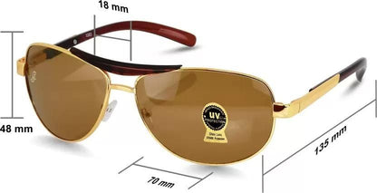 UV Protection Aviator Sunglasses