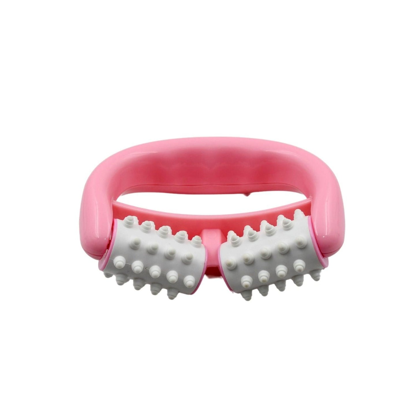 Manual Round Handle Plastic 2 Rollers Massage