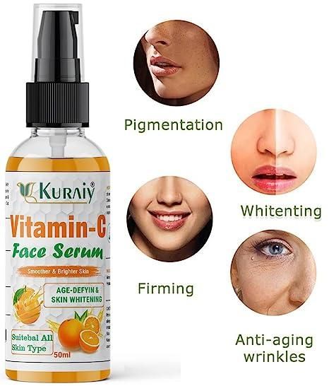 Kuraiy Organic Vitamin-C  Face Serum (Pack of 2)