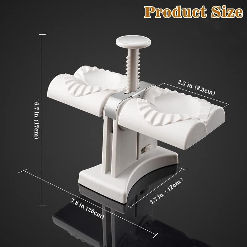 Double Head Automatic Dumpling Maker Mold Machine