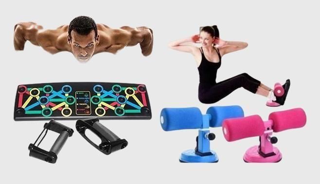 Plastic Pushup Bar & Sit up Bar for Fitness