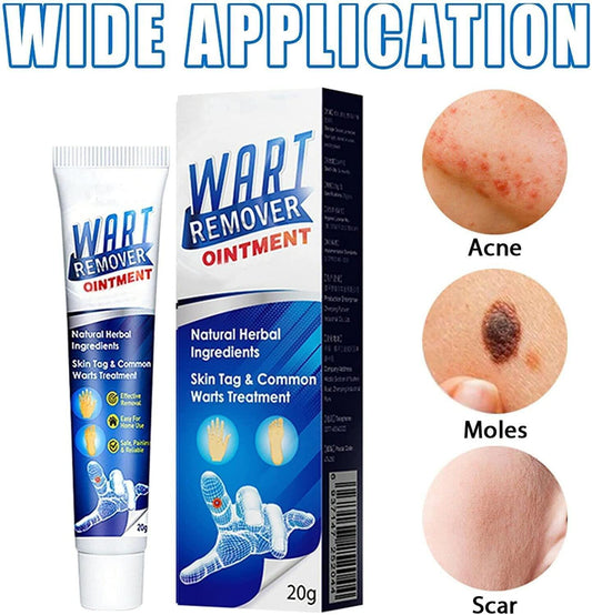 WartsOff Instant Blemish Removal Cream Warts Off Instant Blemish Removal Cream 20 g Wart Remover Ointment for All Skin Types (Pack of 1)