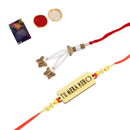 Bhaiya Rakhi " Tu Mera Hero" With Designer Bhabhi Rakhi