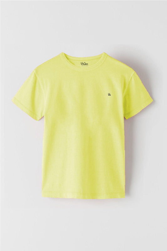 Urgear Kid's Cotton Solid Short Sleeves T-shirt