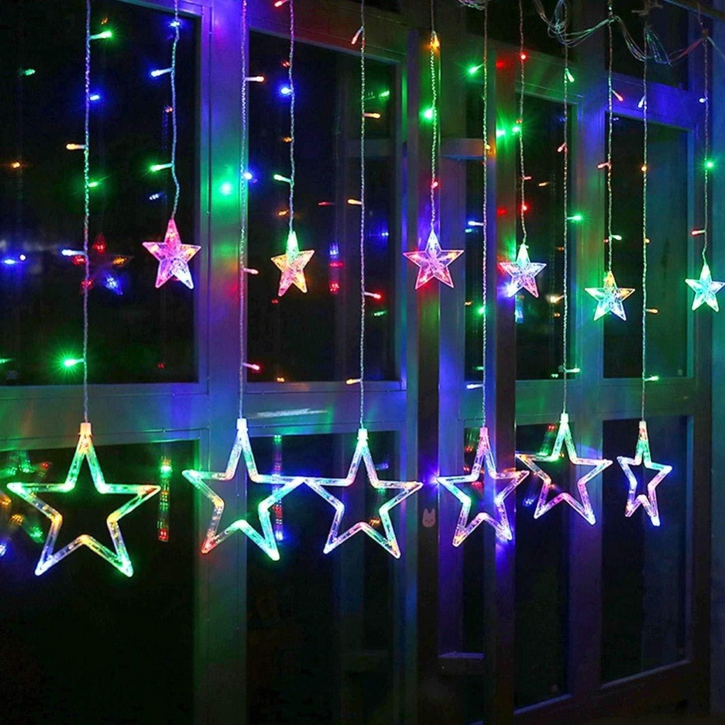 12 Star Led Curtain Lights
