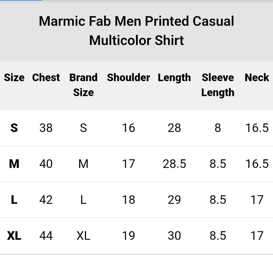 Men's Printed Lycra Shirt