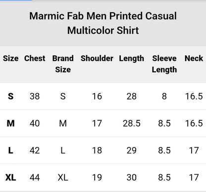 Men's Printed Lycra Shirt