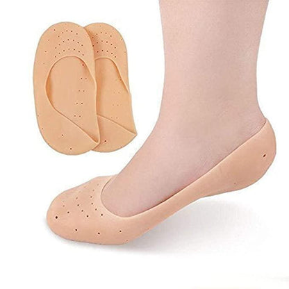Anti Crack Full Length Silicone Foot Protector Moisturizing Socks (Pair of 1)