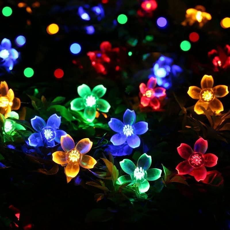 4-Meter Blossom Flower Fairy String Lights: LED Christmas Lights for Diwali Home Decoration