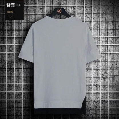 Cotton Printed Half Sleeves Men's Round Neck T-Shirt